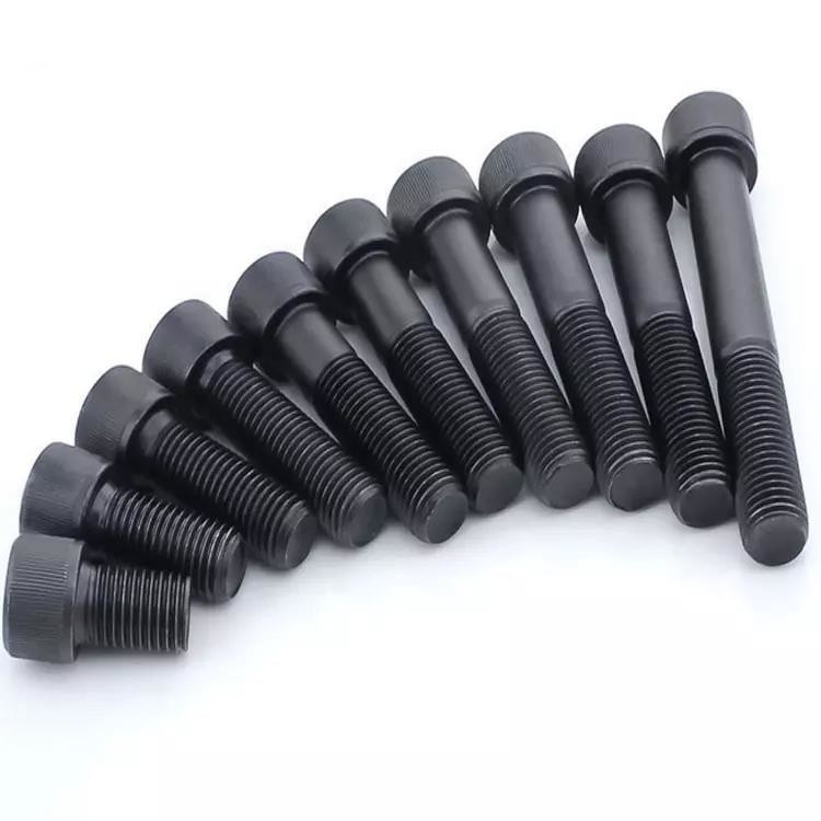 Metrische zwarte zink-vlokken gecoate A2 A4 Allen Bolt DIN912 Socket Cap Screw Bolt M2 M2.5 M3 M4 M5 M6 M8 M10 M12 M14 M16 M20