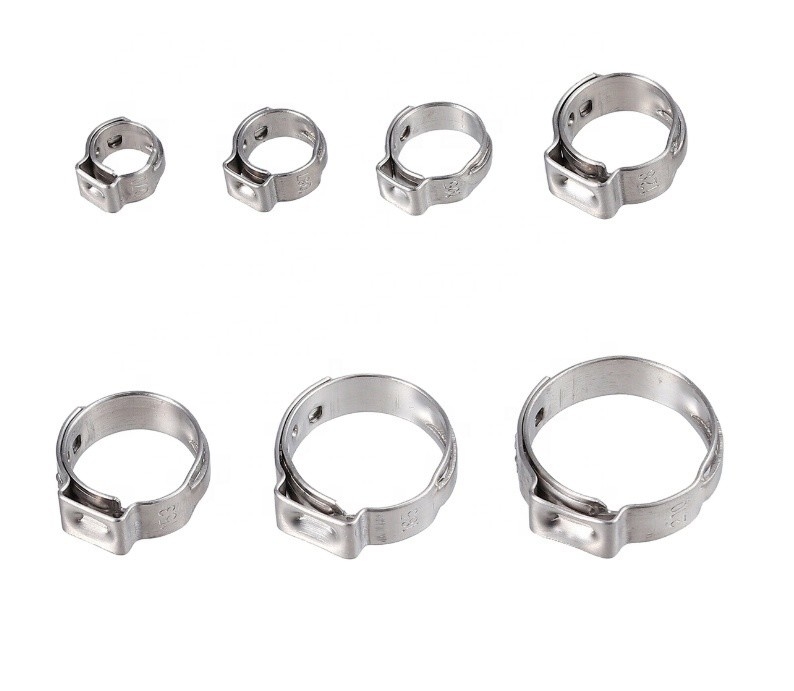 304 roestvrij staal enkelouderclamps voor de algemene industrie van -levering op maat Support OEM Sample Instock