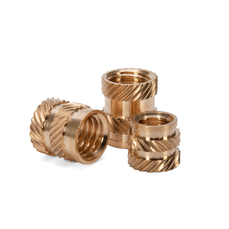 Gekerfde koperen draad Invoegnoot Voor Plastic Flare Nut M3 M4 M5 M6 M8 M10 M12 1/4 3/8 5/16 GB