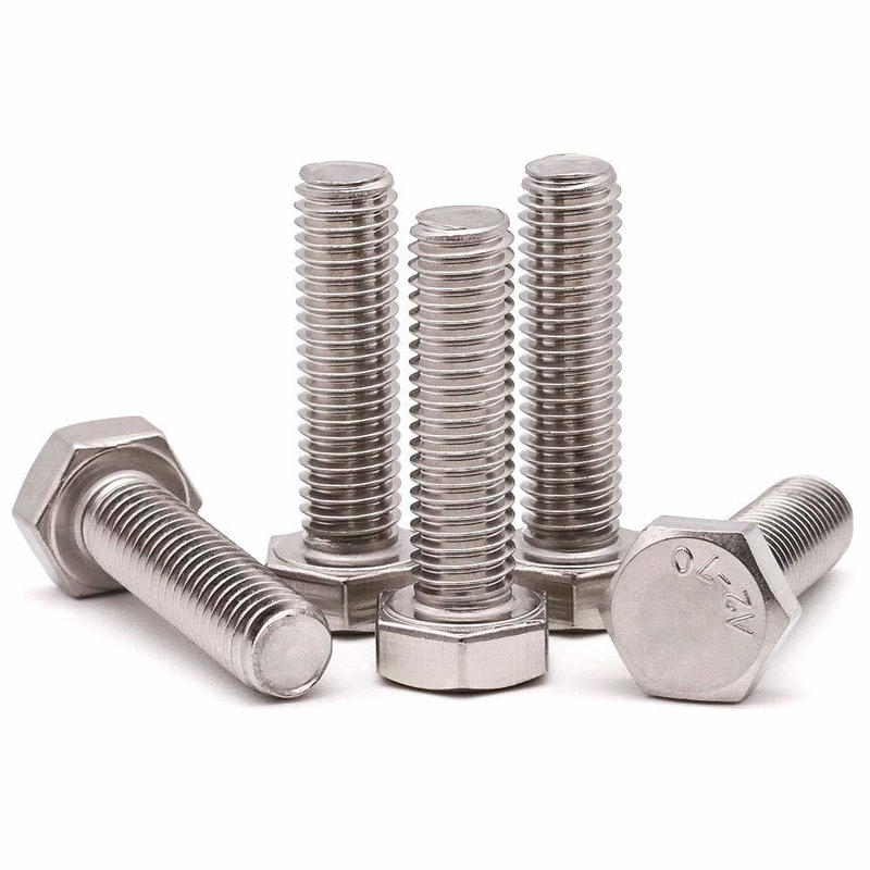 ISO-standaard M1.6 M2 M2.5 M3 M4 M5 M6 M8 M10 M12 M14 M16 M20 Hexbouten voor industriële toepassingen INCH-metingssysteem