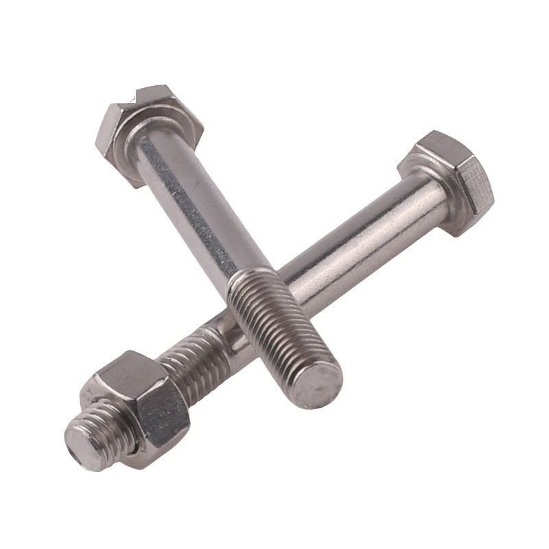 Duurzame M3 M4 M5 M6 M8 M10 M12 M14 M16 M20 Metrische moerbout schroefmachines met een eenvoudige afwerking en een HEX-hoofdstijl