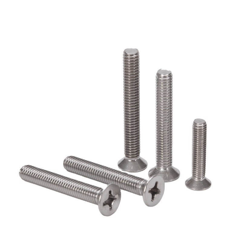 Roestvrij Phillips Oval Head Machine Schroef 18-8 304 roestvrij staal Klasse 8.8/10.9/12.9 SS304 SS316 1/4'-20 X 3' Bolt