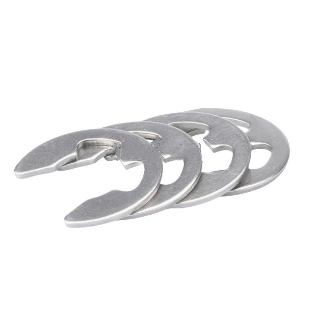 Voedingsmiddelen- en drankenindustrie 304 roestvrij staal vasthoudende wasmachine DIN6779 E Clip Holding Ring met DIN-standaard en materiaal