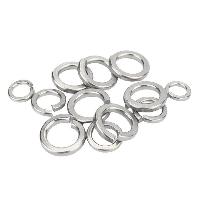 18-8 roestvrij staal M6 M8 M10 gegalvaniseerd staal B7 B7M zwart oxide messing Split Lock Spring Washer DIN127