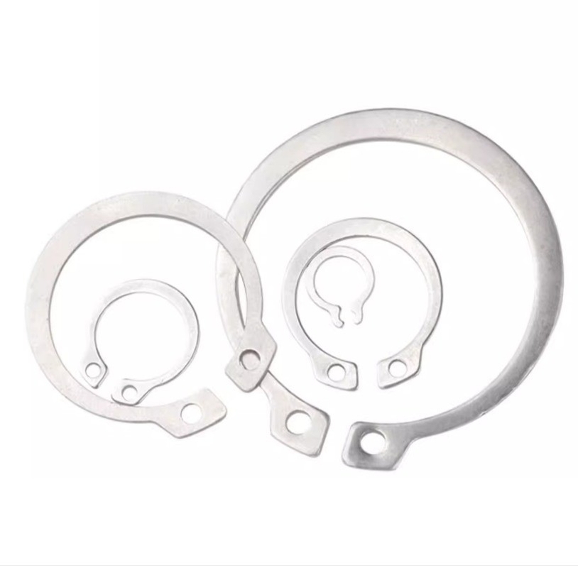 Grootte M3-M27 Mining Application Stainless Steel 304 DIN 471 Circlip Washer Retaining Ring for Shaft Gemaakt van aluminium