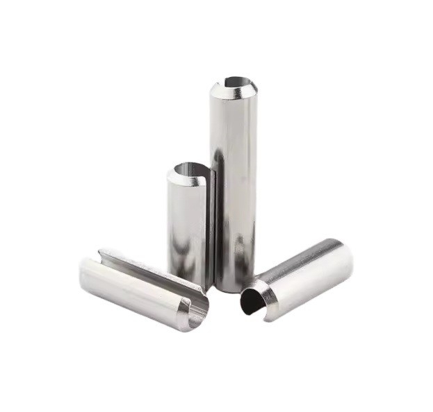 Langere levensduur TiCN coating springpins in gecamfered straight slotted design voor DIN1444 standaard en A2/A4 roestvrij staal
