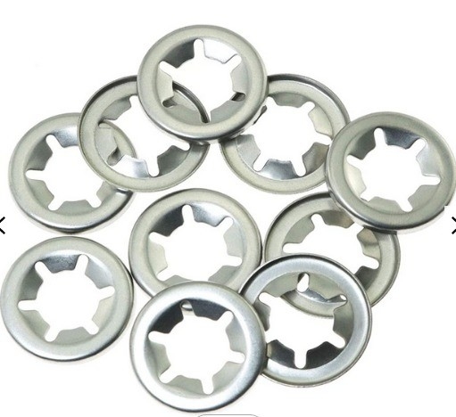 Plain Finish M12 Starlock Washer Interne tandslot voor roestvrij staal 304 Lagerklem en koolstofstaal Standard JIS M12