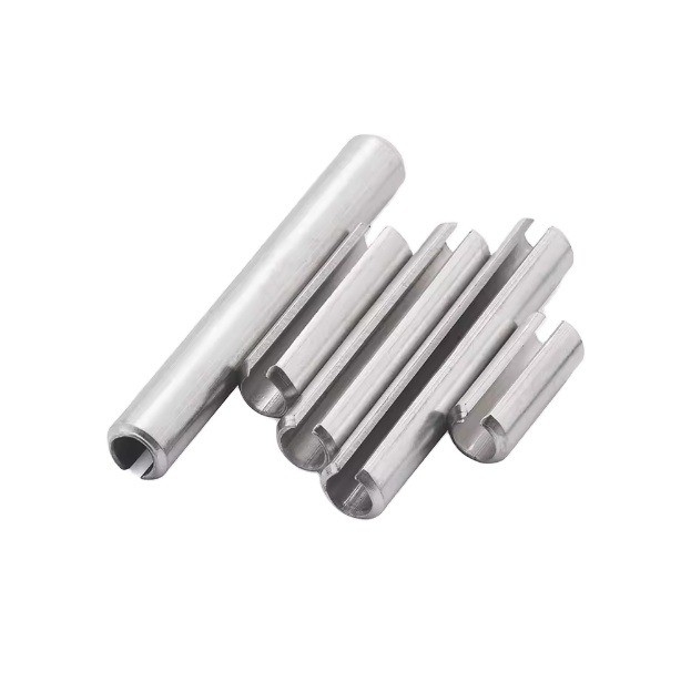 304 roestvrij staal rollen gesloten veer 65Mn elastische Cotter Pin in DIN 1444 norm voor industriële machineonderdelen