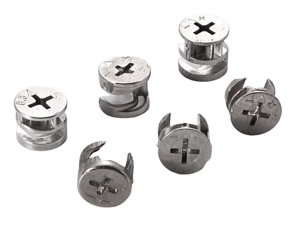 Zinklegering 10 connectoren Plug Mini Fix Cabinet Connector Cam Lock voor snelle en gemakkelijke assemblage