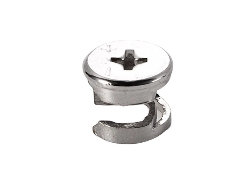10 Zinklegeringsmeubelconnectoren 3 in 1 Mini Fixed Cabinet Plug Cam Lock voor meubels en kast Direct leveren