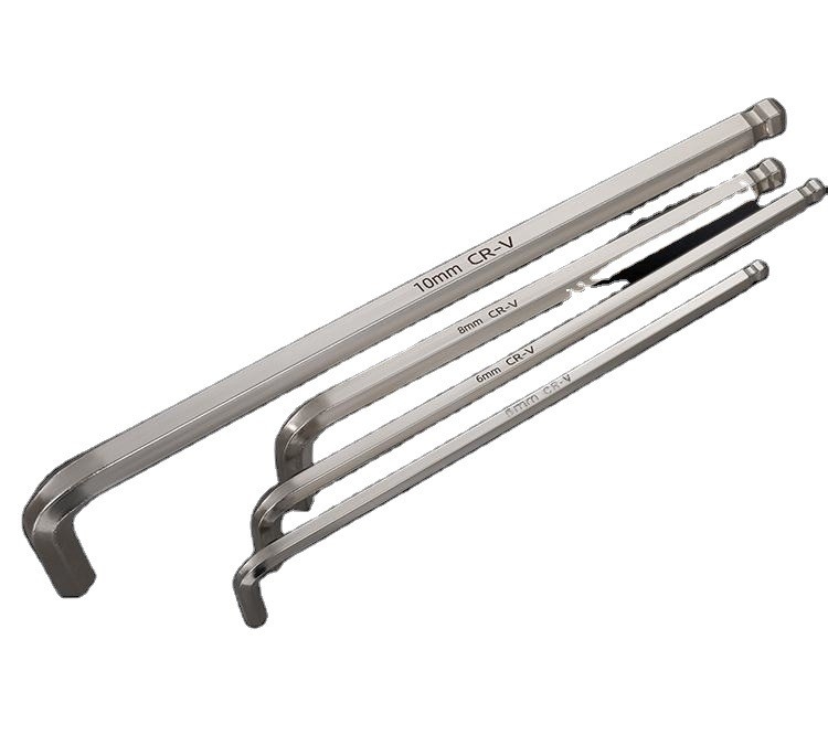 Duurzaam Max Tork Capaciteit 700lb-ft roestvrij staal 304 L vorm Hex Allen Set Allen Wrench Carbon staal hex sleutelsleutel