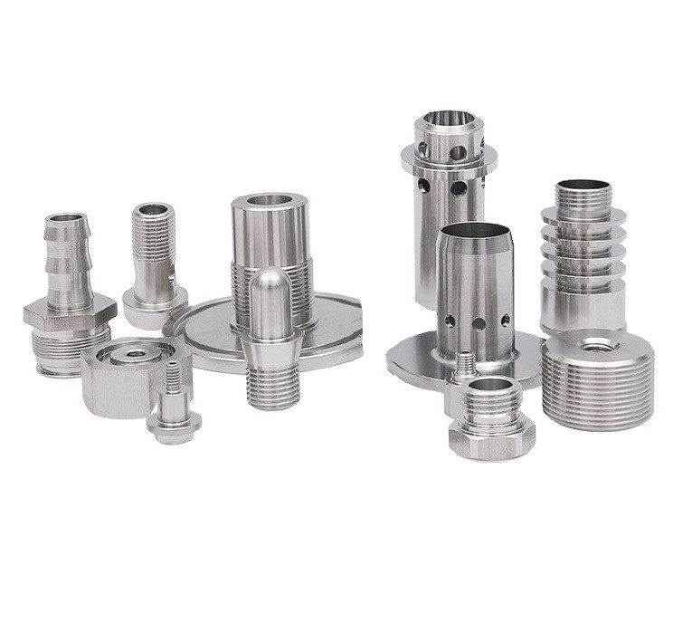 Custom roestvrij staal mechanisch onderdeel CNC bewerkingspijplijnen Verbind met gelijkwaardige hoge precisie CNC-diensten 1/2' 4