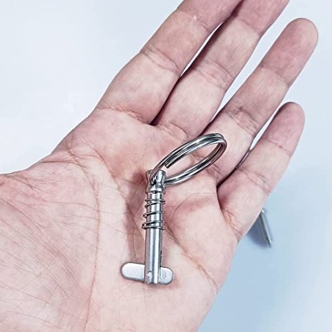 Marine Grade Boat Quick Release Pin met drop spring roestvrijstalen pin Diameter x bruikbare lengte Pack 2 316 legeringsstaal