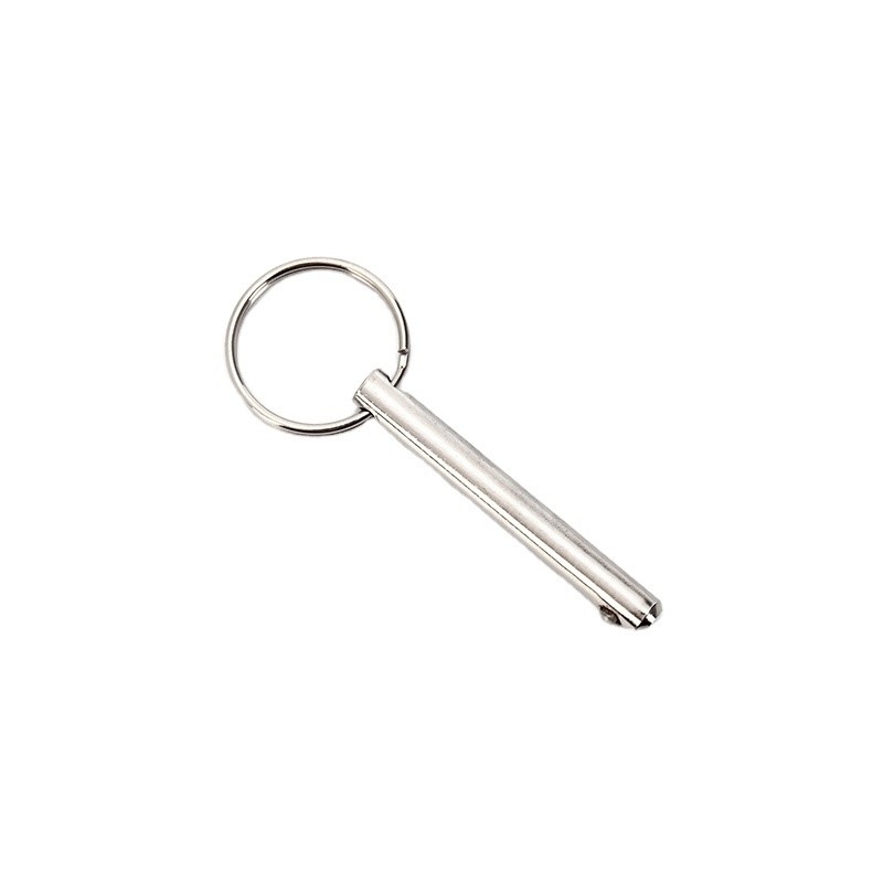Roestvrij staal schacht stroompomp drukknop handvat voorjaar geladen snel lossen bal slot pin met stoom oxide nitride afwerking