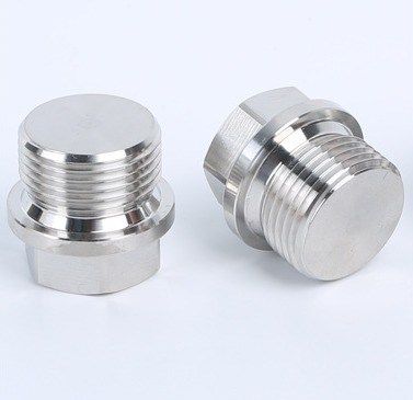 Roestvrij staal olieafvoer larynxplug NPT Hex Socket Magnetische Allen hoofdpijpplug met geanodiseerde afwerking en zinkcoating