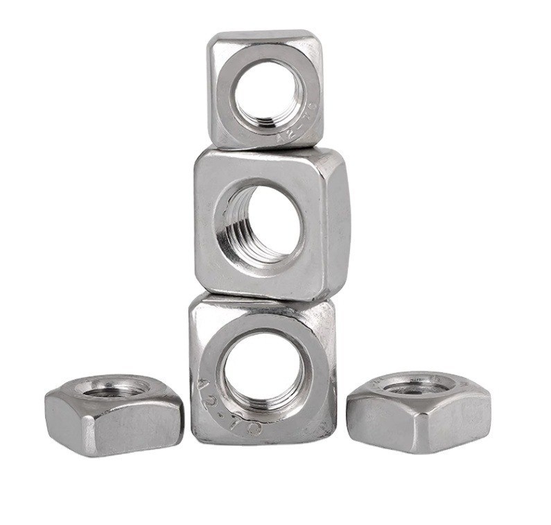 Zwarte oxide afwerking roestvrij staal M3 M5 M6 M12 moer Kleine zijkantbout en moeren 316 Countersunk hoofd Vierkante moeren ANSI standaard