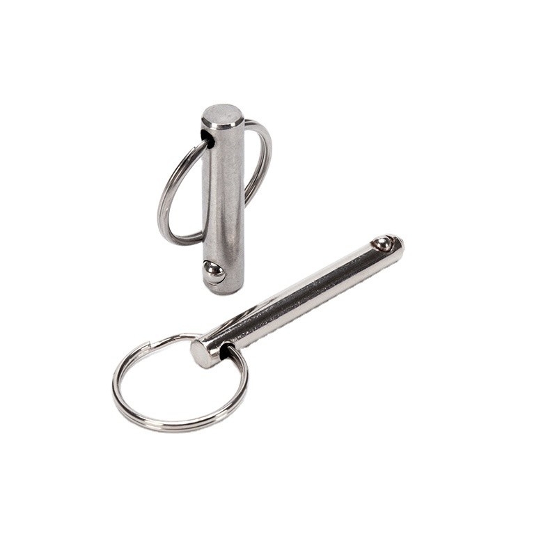 Algemene industrie Zelfvergrendelend Veergeladen Ball Lock Snelle Release Pins M5 M6 M8 Roestvrij staal Lijn Array Drukknop Handle voor Audio