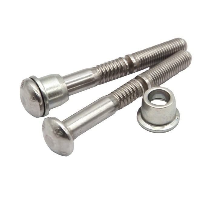 Roestvrij staal 304 Ring Groove Huck-Rivet met cirkel Huck Lockbolts Onbekleed Bright Finish Supply Onbekleed