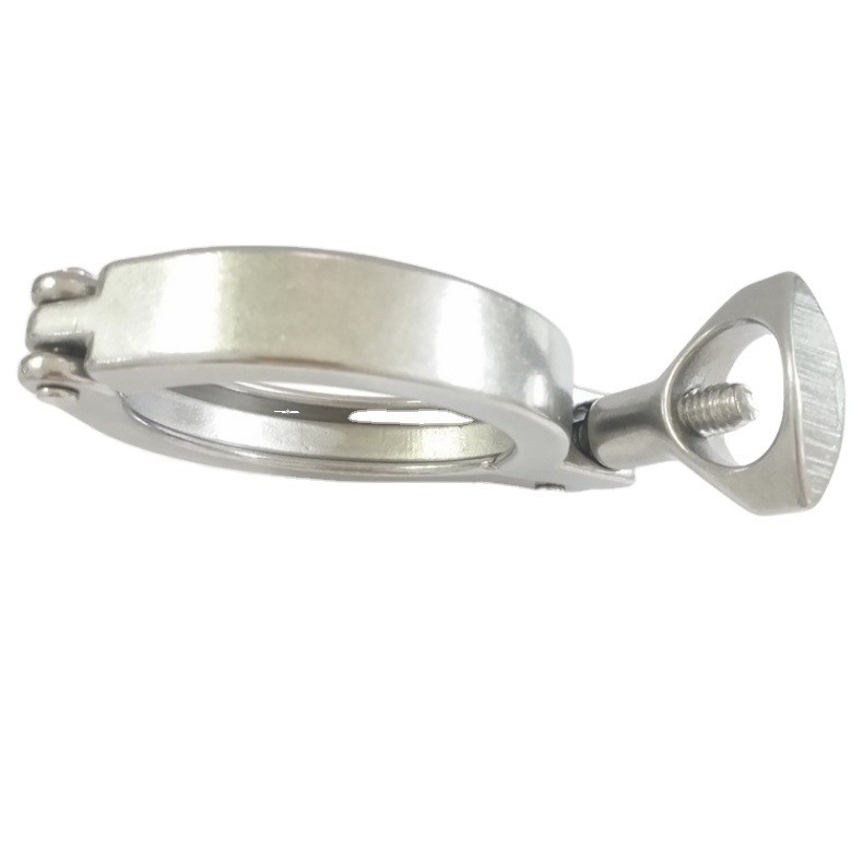 Casting Customized Support OBM 2 inch Sanitaire Pipe Clamp en Gasket voor Tri Clamp Fittings in roestvrij staal 304/316