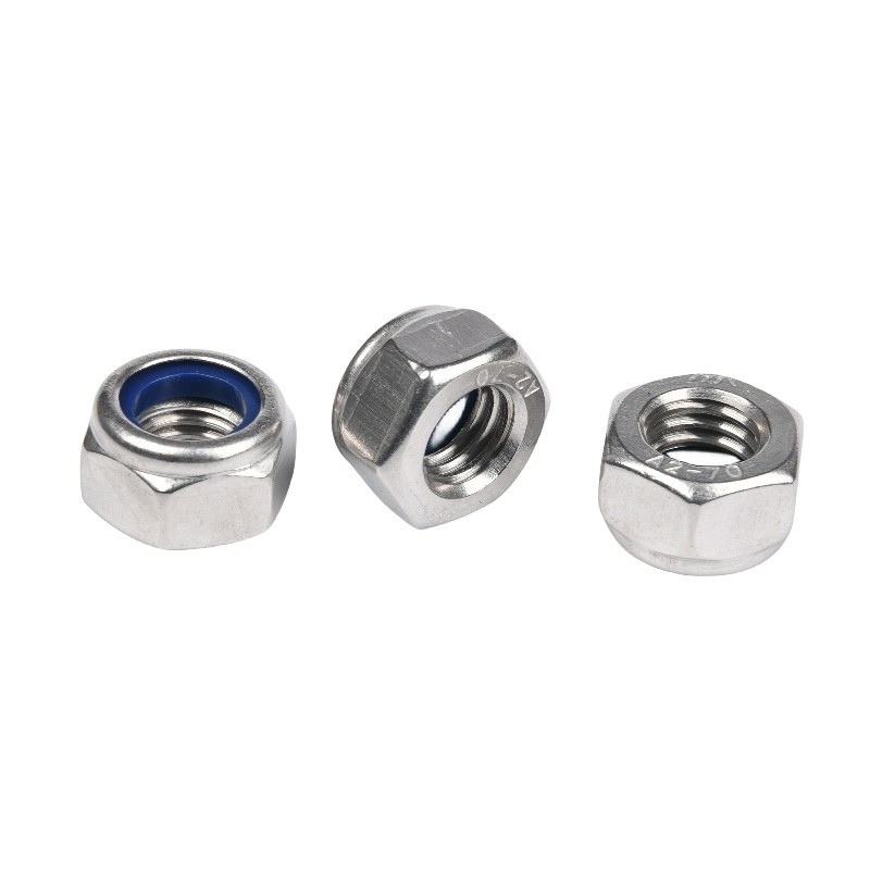 Imperial Inch Zink-Flake Coated gegalvaniseerde Clinching bevestigingsmiddelen M8 Hot Stamping Din985 Nylock Lock Rivet Hexagon Nut