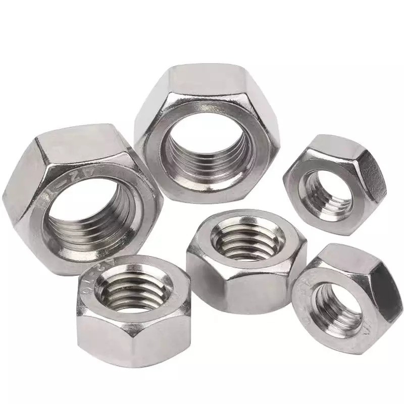 ANSI-standaard ZINK-geplatte afwerking Alle maten m1.6 m2 m2.5 m3 m4 m5 m6 m8 m10 m12 m14 m16 m20 DIN 934 DIN 439 Roestvrij staal Hex Thin Nut