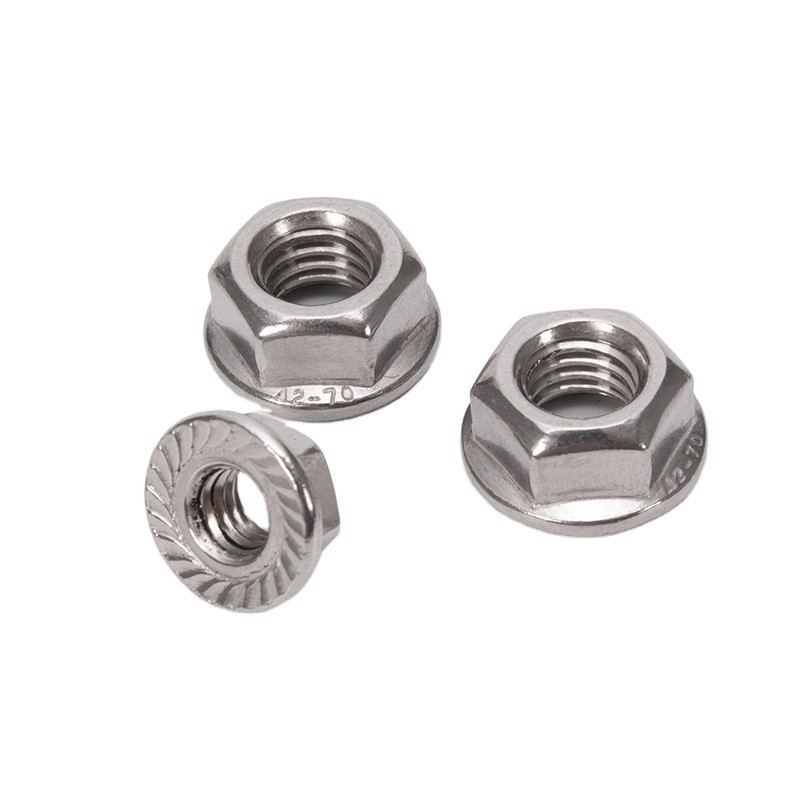 Metrisch meetsysteem Carbon Steel Serrated Flange Cap Nut M3 M4 M5 M6 M8 M10 M12 M16 M20