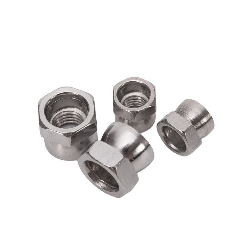 ISO-standaard M6 M8 M10 Stalen beveiligingsschermnoot Roestvrij staal 304 316 Break Away Nut Anti-Theft Nut Finish Zincgeplatte